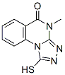 1-疏基-4-甲基[1,2,4]噻唑并[4,3-a]喹唑啉-5(4h)-酮结构式_127570-96-1结构式
