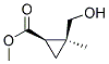 反式-2-(羟基甲基)-2-甲基-环丙烷羧酸甲酯结构式_127722-17-2结构式