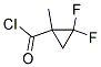 (9ci)-2,2-二氟-1-甲基-环丙烷羰酰氯结构式_128146-92-9结构式