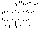 1A,2,3,4,5B,11,11A,11B-八氢-10,11,11A-三羟基-3-甲基-苯并[3,4]蒽并[1,2-B]环氧乙烯-5,6-二酮结构式_128233-09-0结构式