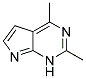 (9ci)-2,4-二甲基-1H-吡咯并[2,3-d]嘧啶结构式_128266-84-2结构式