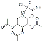 2,3,4-三-O-乙酰基-1-O-(2,2,2-三氯亚氨代乙酰)-alpha-D-甘油-吡喃戊糖结构式_128376-91-0结构式