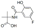 n-(5-氟-2-羟基苯甲酰基)-2-甲基-丙氨酸结构式_128396-76-9结构式