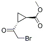 反式-(9ci)-2-(溴乙酰基)-环丙烷羧酸甲酯结构式_128515-13-9结构式