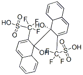 1,1-二萘-2,2-二基双(三氟甲烷)磺酸结构式_128575-34-8结构式