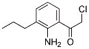(9ci)-1-(2-氨基-3-丙基苯基)-2-氯-乙酮结构式_128600-54-4结构式