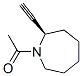 (9ci)-1-乙酰基-2-乙炔六氢-, (r)-1H-氮杂卓结构式_128960-05-4结构式