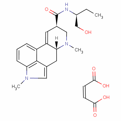 马来酸美西麦角结构式_129-49-7结构式