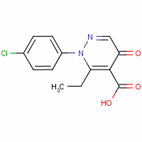 2-(4-氯苯基)-3-乙基-5-氧代-吡嗪-4-羧酸结构式_129025-54-3结构式