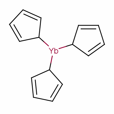 三(环戊二烯基),镱(III)结构式_1295-20-1结构式