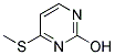 (9ci)-4-(甲基硫代)-2-羟基嘧啶结构式_129618-62-8结构式