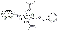 N-乙酰基-β-d-氨基葡萄糖 6-乙酸酯 1,3,4-三苄醚结构式_129729-33-5结构式