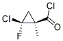 反式-(9ci)-2-氯-2-氟-1-甲基-环丙烷羰酰氯结构式_130340-07-7结构式