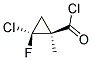顺式-(9ci)-2-氯-2-氟-1-甲基-环丙烷羰酰氯结构式_130340-16-8结构式