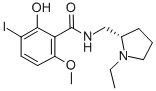 N-((1-乙基吡咯烷-2-基)甲基)-2-羟基-3-碘-6-甲氧基苯甲酰胺结构式_130383-75-4结构式