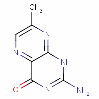 (8ci,9ci)-2-氨基-7-甲基-4(1H)-蝶啶酮结构式_13040-58-9结构式