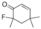 6-氟-4,4,6-三甲基-2-环己烯-1-酮结构式_130446-75-2结构式