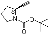 (2S)-2-乙炔-1-吡咯烷羧酸-1,1-二甲基乙酯结构式_130495-08-8结构式