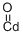 氧化镉结构式_1306-19-0结构式