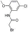 2-溴-n-(5-氯-2-甲氧基苯基)乙酰胺结构式_130965-95-6结构式