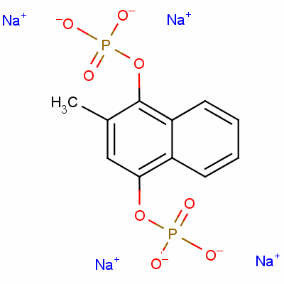 Menadiol sodium diphosphateStructure,131-13-5Structure Menadiol sodium diphosphate Structure,131-13-5Structure