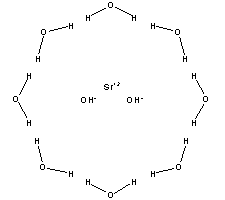 氢氧化锶结构式_1311-10-0结构式