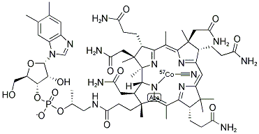 维他命 B12-57Co结构式_13115-03-2结构式