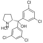 (R)-a,a-双(3,5-二氯苯基)-2-吡咯烷甲醇盐酸盐结构式_131180-61-5结构式