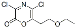  3,5-二氯-6-(2-乙氧基乙基)-2H-1,4-噁嗪-2-酮结构式_131882-07-0结构式