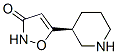 (s)-(9ci)-5-(3-哌啶基)-,3(2H)-异噁唑酮结构式_132033-59-1结构式