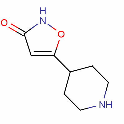 (9ci)-5-(4-哌啶基)-3(2H)-异噁唑酮结构式_132033-91-1结构式