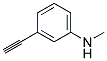 (9ci)-3-乙炔-n-甲基-苯胺结构式_132056-23-6结构式