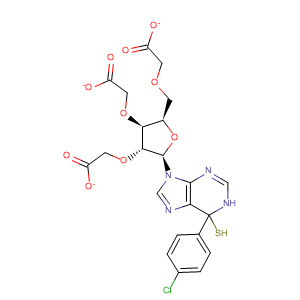 6-S-(4-氯苯基)-6-硫代-肌苷 2,3,5-三乙酸酯结构式_132089-80-6结构式