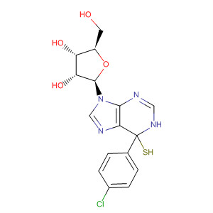 6-S-(4-氯苯基)-6-硫代-肌苷结构式_132089-81-7结构式