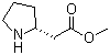 (R)-2-(2-吡咯烷基)乙酸甲酯结构式_132482-05-4结构式