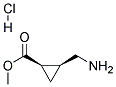 顺式-(9ci)-2-(氨基甲基)-环丙烷羧酸甲酯盐酸盐结构式_132592-83-7结构式