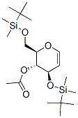 4-O-乙酰基-3,6-二-o-(叔丁基二甲基硅)-d-葡萄烯糖结构式_132891-79-3结构式