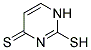 (9ci)-2-疏基-4(1H)-嘧啶硫酮结构式_133099-49-7结构式