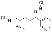 4-(甲基氨基)-1-(3-吡啶)-1-戊酮双盐酸盐结构式_133381-81-4结构式