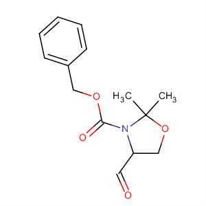 (R)-4-甲酰基-2,2-二甲基噁唑啉-3-羧酸苄酯结构式_133464-37-6结构式