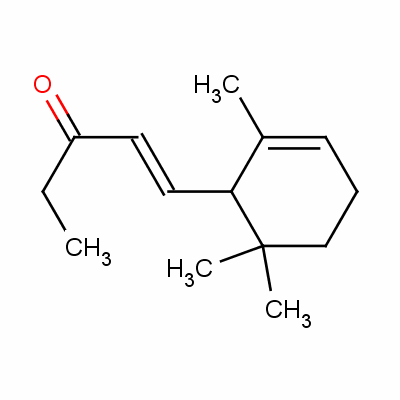 甲基紫罗兰酮结构式_1335-46-2结构式