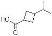 3-异丙基-环丁烷羧酸结构式_13363-91-2结构式