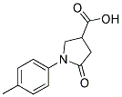 5-氧代-1-(4-甲苯)吡咯烷-3-羧酸结构式_133747-57-6结构式