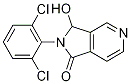 2-(2,6-二氯苯基)-2,3-二氢-3-羟基-1H-吡咯并[3,4-c]吡啶-1-酮结构式_1337881-94-3结构式