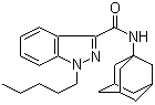 1-戊基-N-金刚烷-1-基-1H-吲唑-3-甲酰胺；AKB48结构式_1345973-53-6结构式