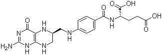 四氢叶酸结构式_135-16-0结构式