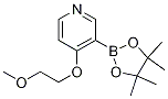 4-(2-甲氧基乙氧基)-3-(4,4,5,5-四甲基-1,3,2-二噁硼烷-2-基)吡啶结构式_1350636-48-4结构式