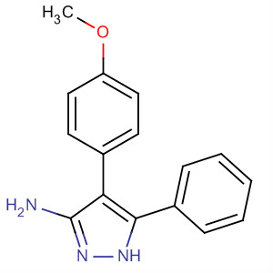 4-(4-甲氧基苯基)-5-苯基-1H-吡唑-3-胺结构式_135085-15-3结构式