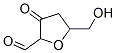 2-Furancarboxaldehyde, tetrahydro-5-(hydroxymethyl)-3-oxo-(9ci) Structure