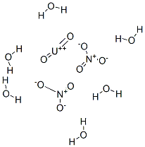 Uranyl nitrate hexahydrateStructure,13520-83-7Structure Uranyl nitrate hexahydrate Structure,13520-83-7Structure